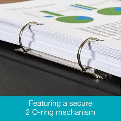 Oxford Ring Binder, A4+, 2 O-Ring, 25mm Capacity, Silver