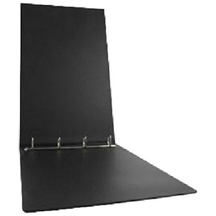 Elba Vision Ring Binder, A3, 4 D-Ring, 30mm Capacity, Landscape, Black