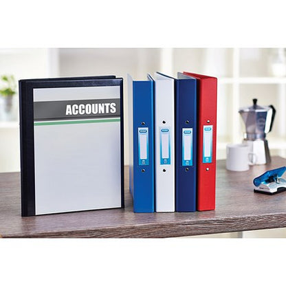 Elba Vision Presentation Ring Binder, A4, 2 O-Ring, 25mm, Red