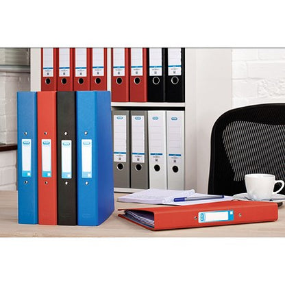 Elba Ring Binder, A4, 2 O-Ring, 25mm Capacity, Blue, Pack of 10