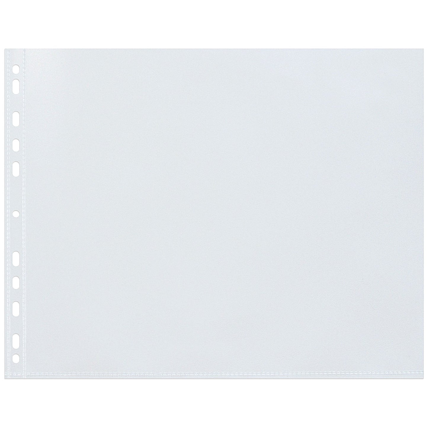 Oxford A3 Landscape Punched Pockets, 120 Micron, Top Opening, Pack of 100