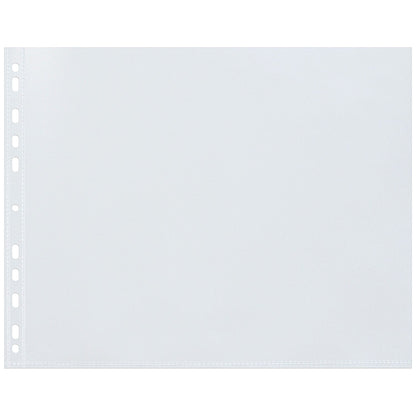 Oxford A3 Landscape Punched Pockets, 120 Micron, Top Opening, Pack of 100