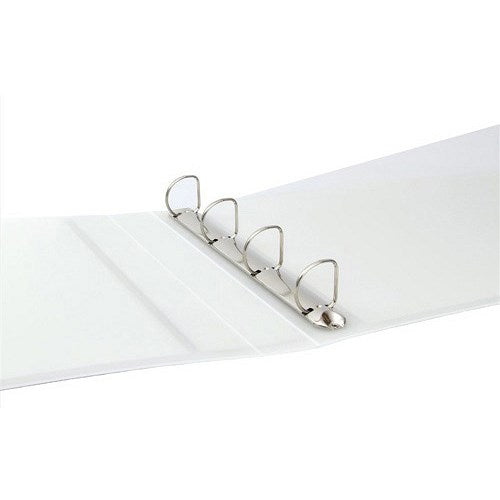 Elba Polyvision Maxi Presentation Ring Binder, A3, 4 D-Ring, 30mm Capacity, Landscape, Pack of 5