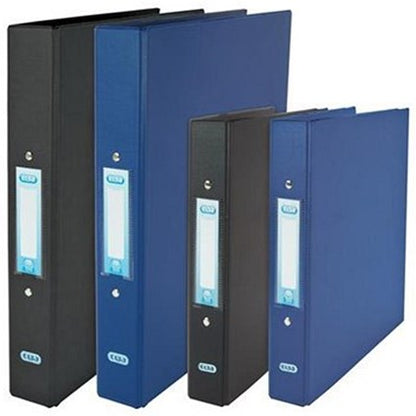 Elba Ring Binder, A5, 2 O-Ring, 25mm Capacity, Blue, Pack of 10