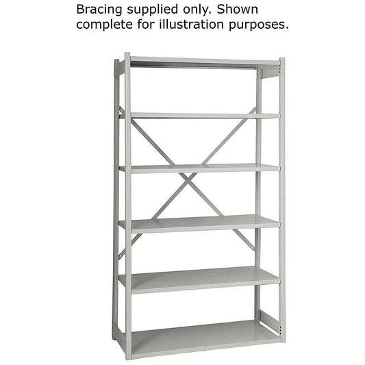 Bisley Shelving Bracing Kit 25x7x745mm Grey