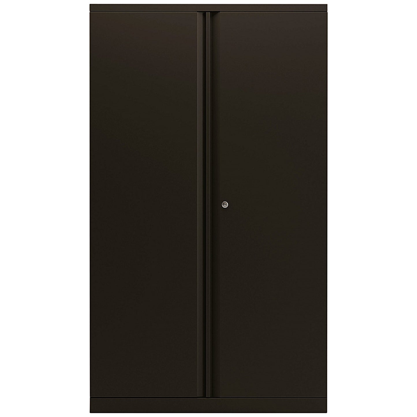 Bisley Tall Metal Cupboard, Supplied Empty, 1570mm High, Black