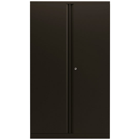 Bisley Tall Metal Cupboard, Supplied Empty, 1570mm High, Black