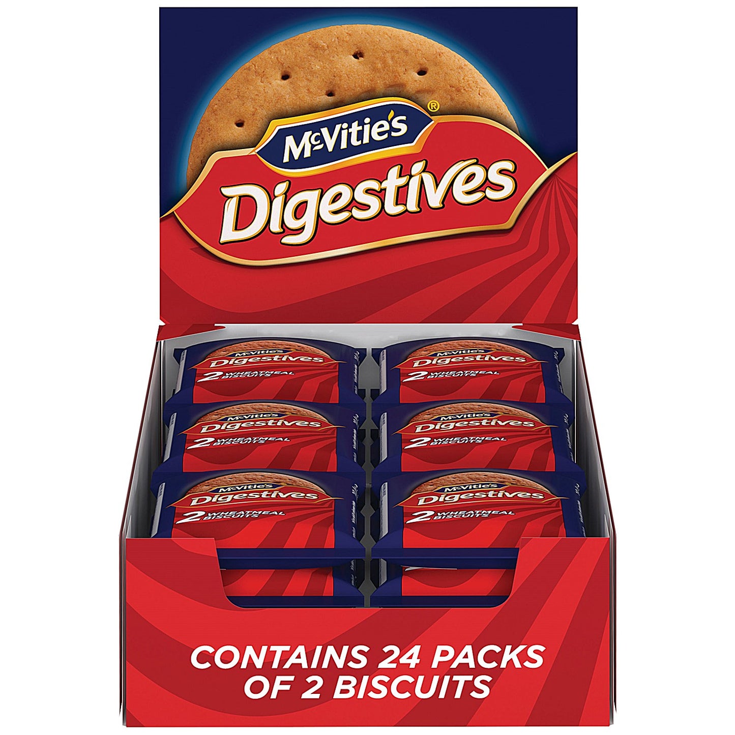 McVities Original Digestives Biscuits Twin Pack, Pack of 24