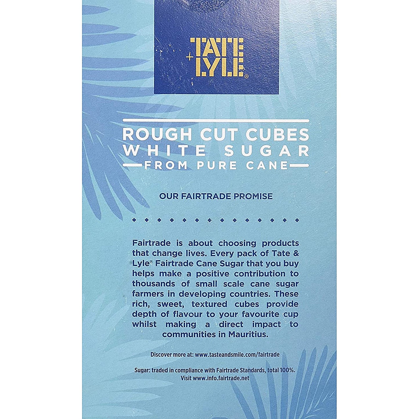 Tate & Lyle Rough-Cut White Sugar Cubes, 1kg