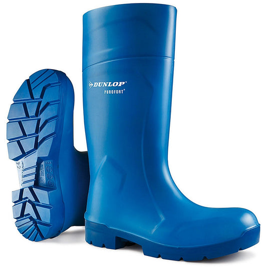 Dunlop Purofort Multigrip Safety Wellington Boots, Blue, 4 Easy2Order : CA6163104