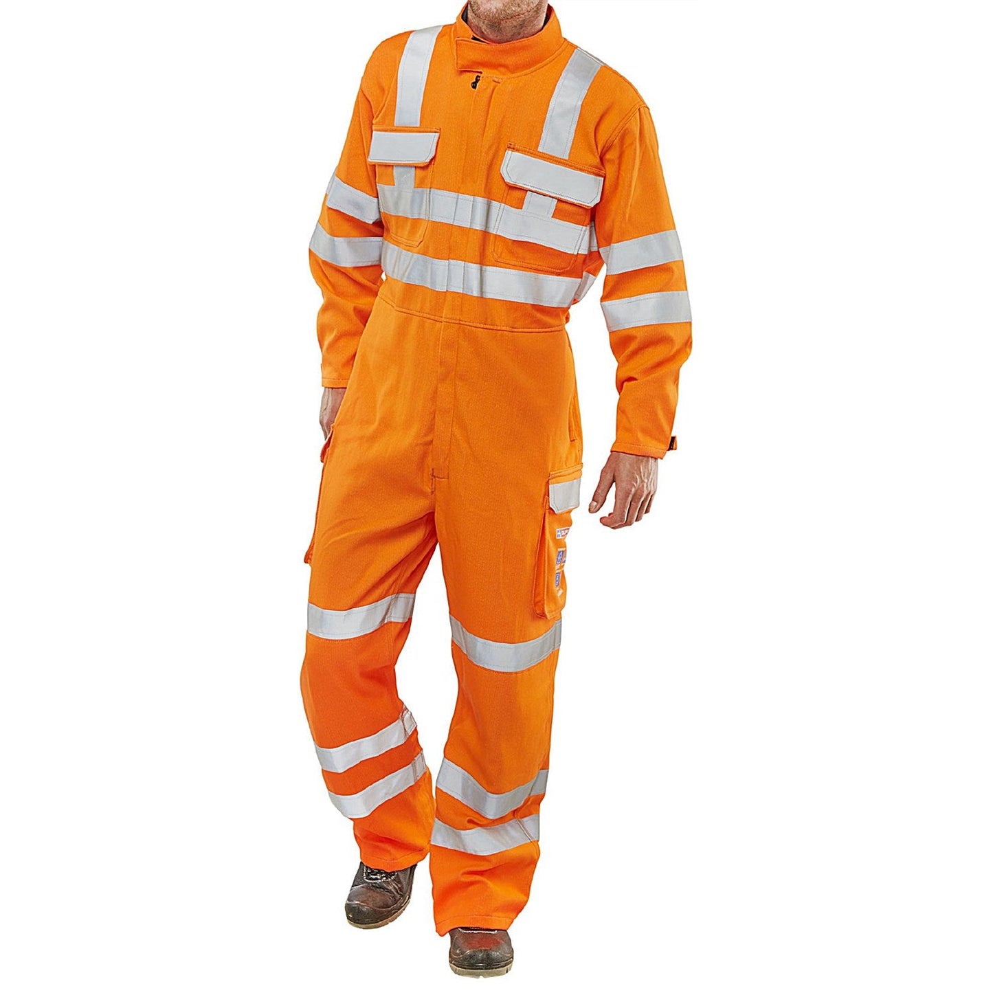Beeswift Arc Flash GO-RT Coverall, Orange, 40 Inch Chest