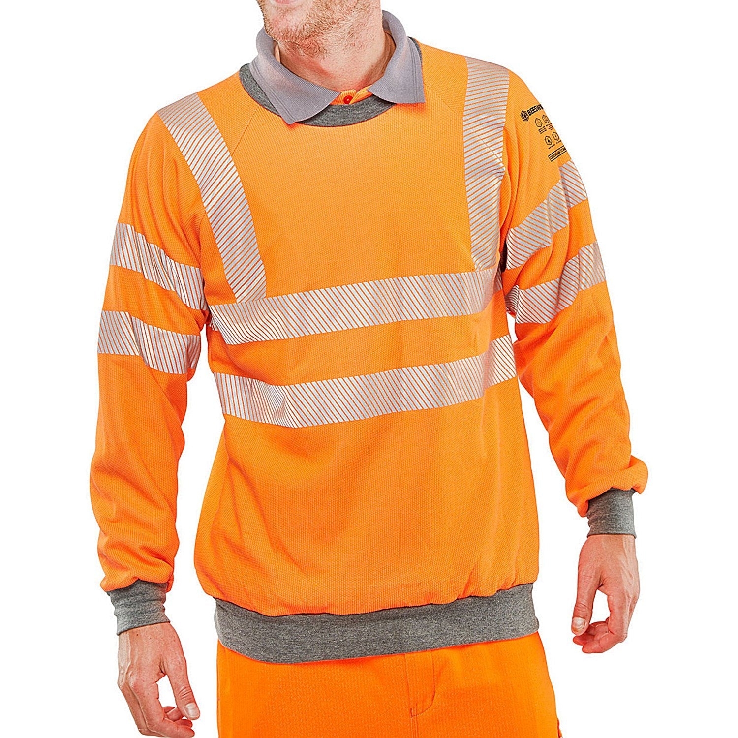 Beeswift Arc Flash GO-RT Sweatshirt, Orange, Small Easy2Order : CARC56ORS