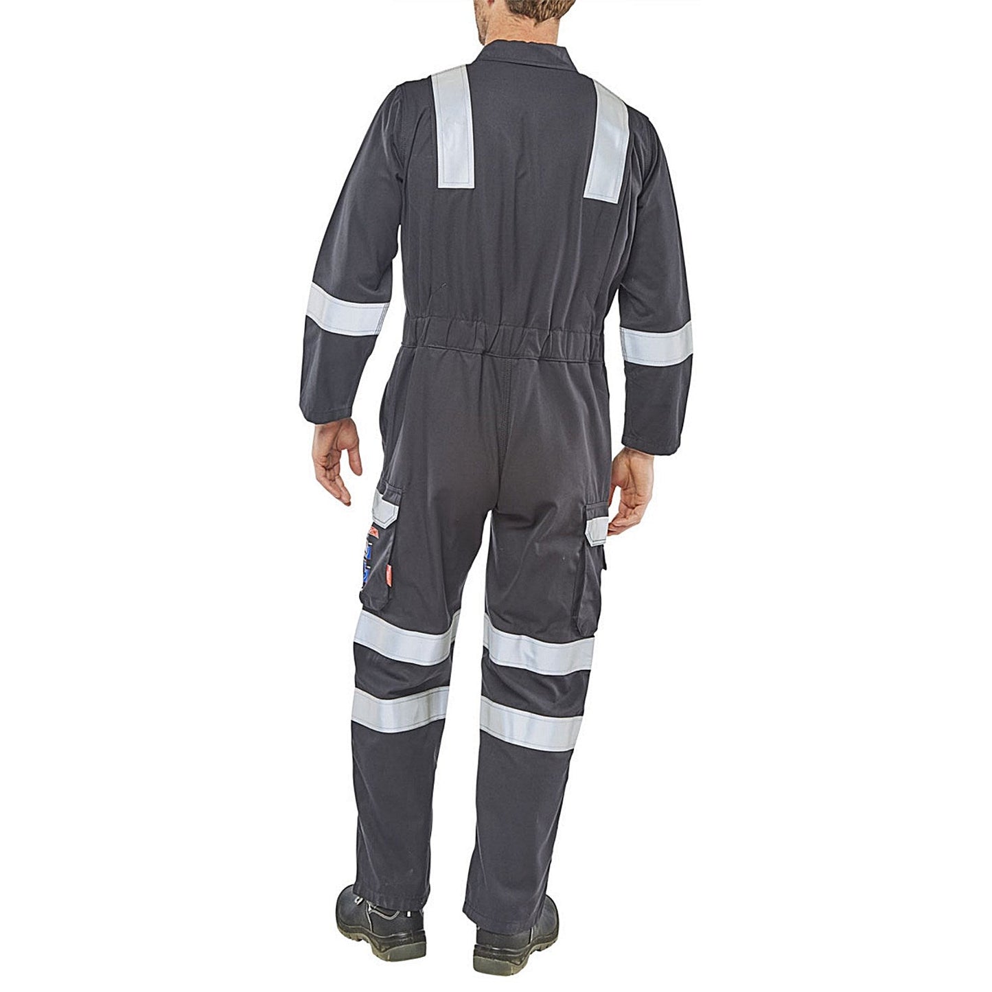 Beeswift Arc Flash Coverall, Navy Blue, 48 Inch Chest