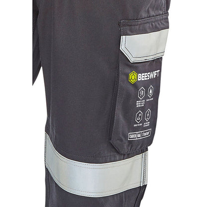 Beeswift Arc Flash Coverall, Navy Blue, 48 Inch Chest Easy2Order : CARC6N48