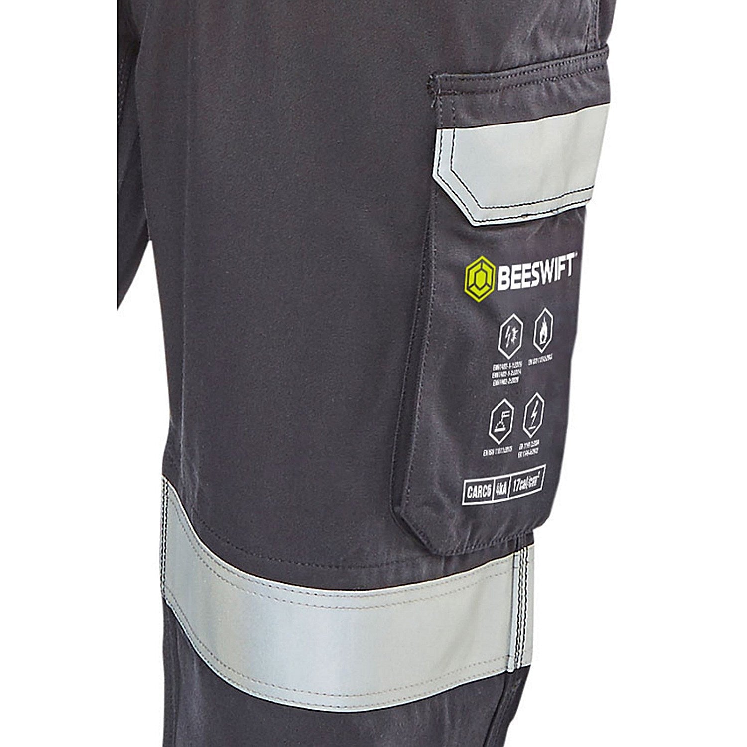 Beeswift Arc Flash Coverall, Navy Blue, 50 Inch Chest Easy2Order : CARC6N50