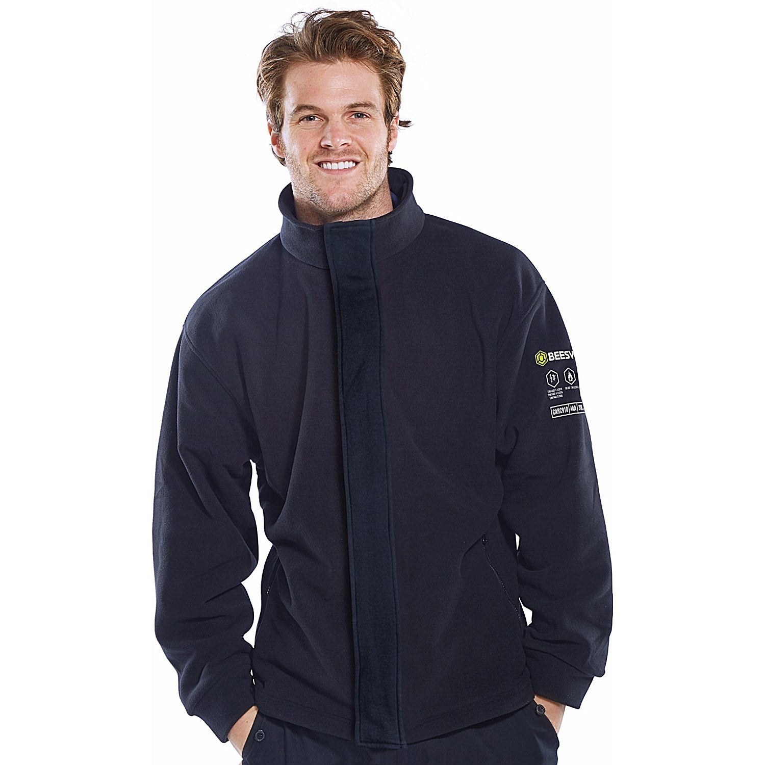 Beeswift Arc Compliant Fleece Jacket, Navy Blue, 2XL Easy2Order : CARC910NXXL