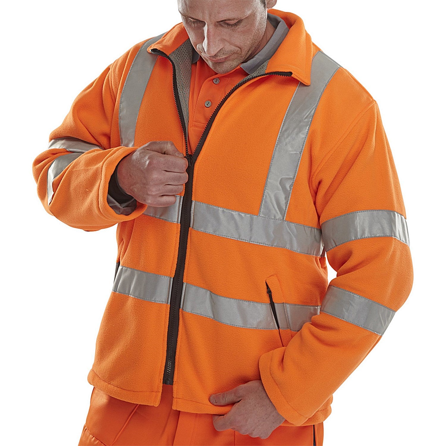 Beeswift Carnoustie Fleece Jacket, Orange, Small Easy2Order : CARFORS