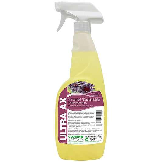 Clover Ultra AX Disinfectant Spray, 750ml, Pack of 6 Easy2Order : CC72729