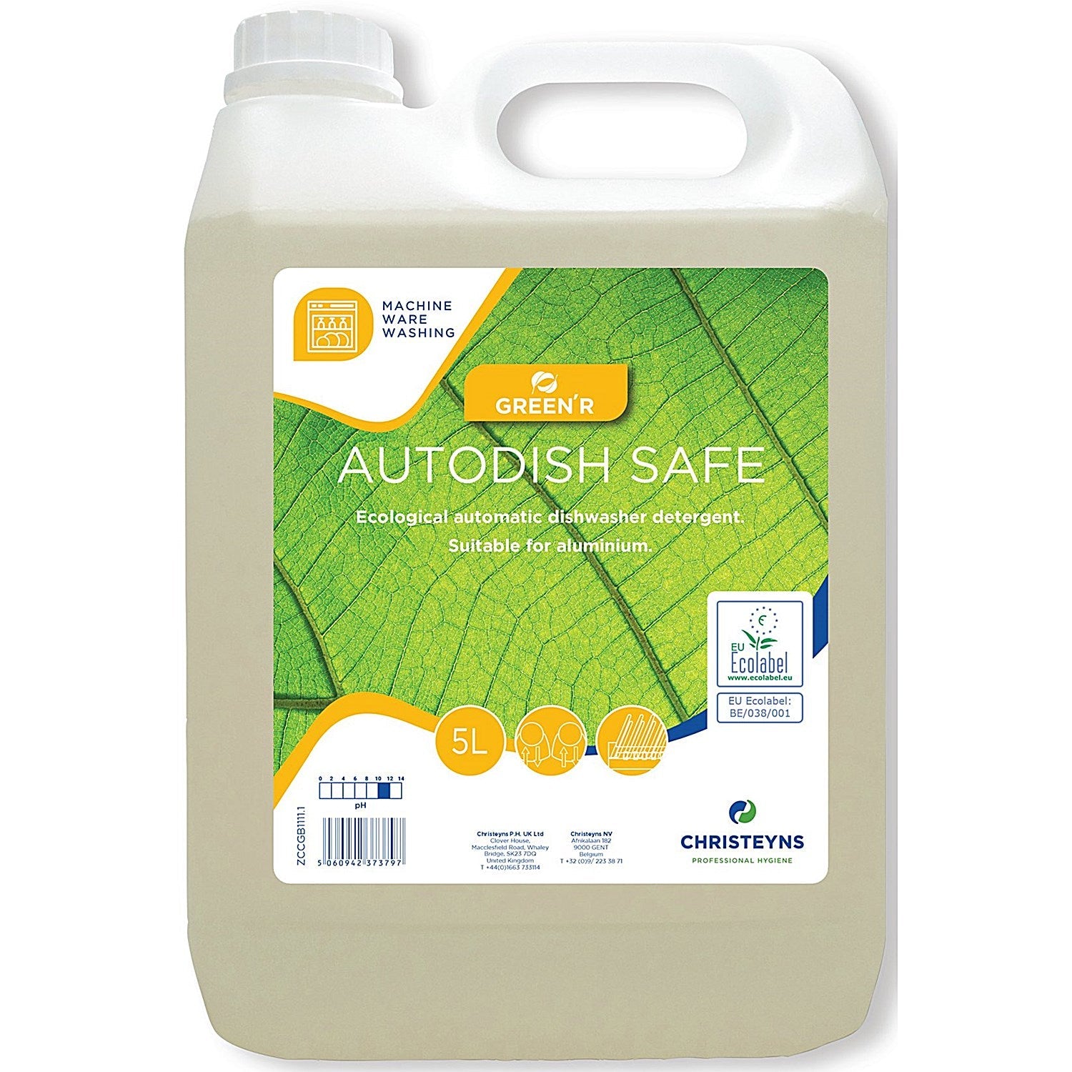 Greenr Autodish Safe Dishwasher Liquid Detergent 5 Litres Easy2Order : CC73698