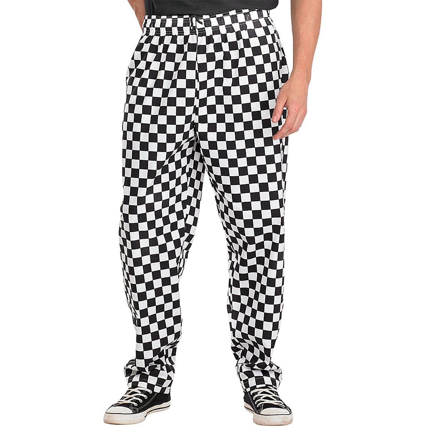 Beeswift Chefs Trousers, Black & White, Medium Easy2Order : CCCTBLWM