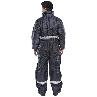 Beeswift Coldstar Freezer Coverall, Navy Blue, XL Easy2Order : CCFCNXL