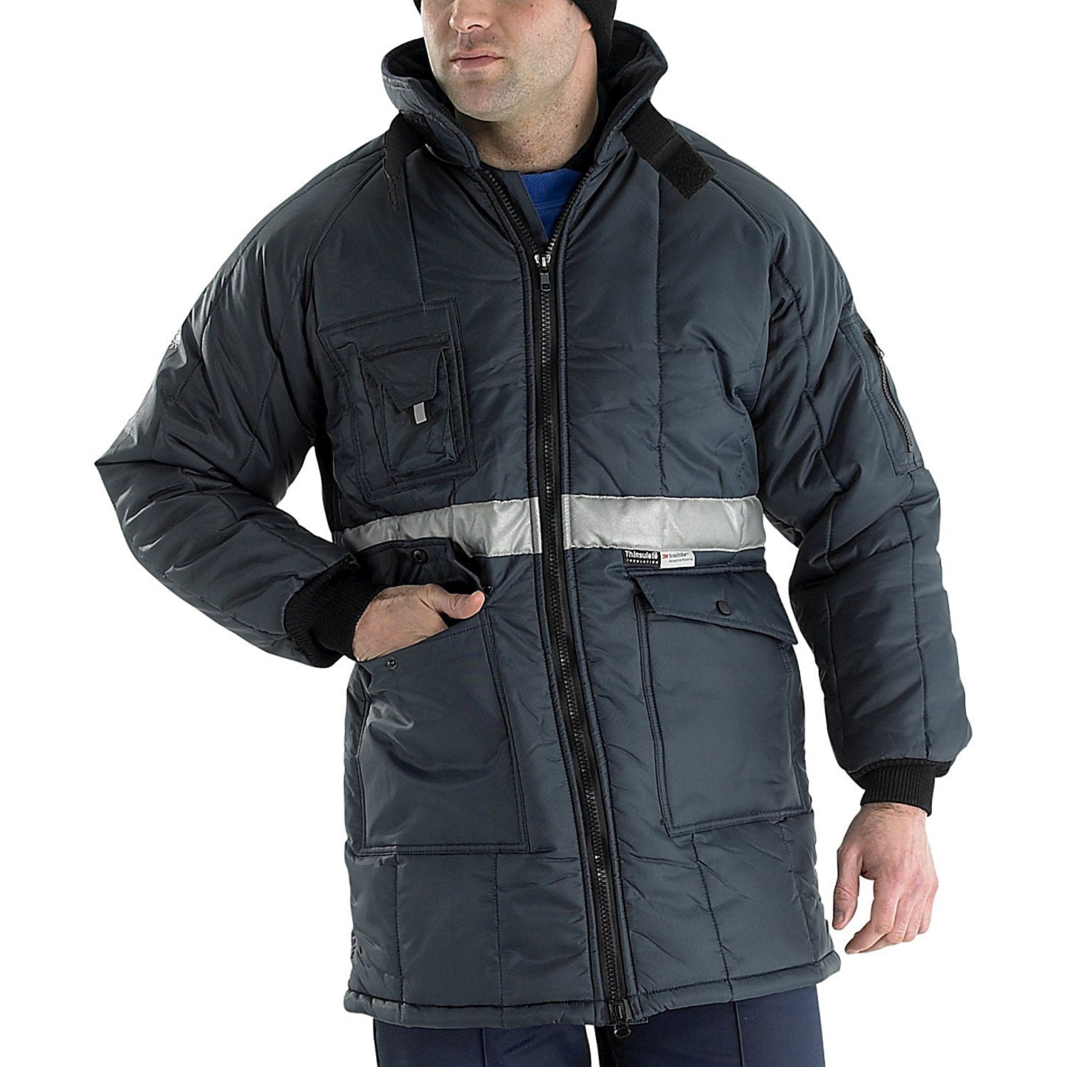Beeswift Coldstar Freezer Jacket, Navy Blue, Medium Easy2Order : CCFJNM
