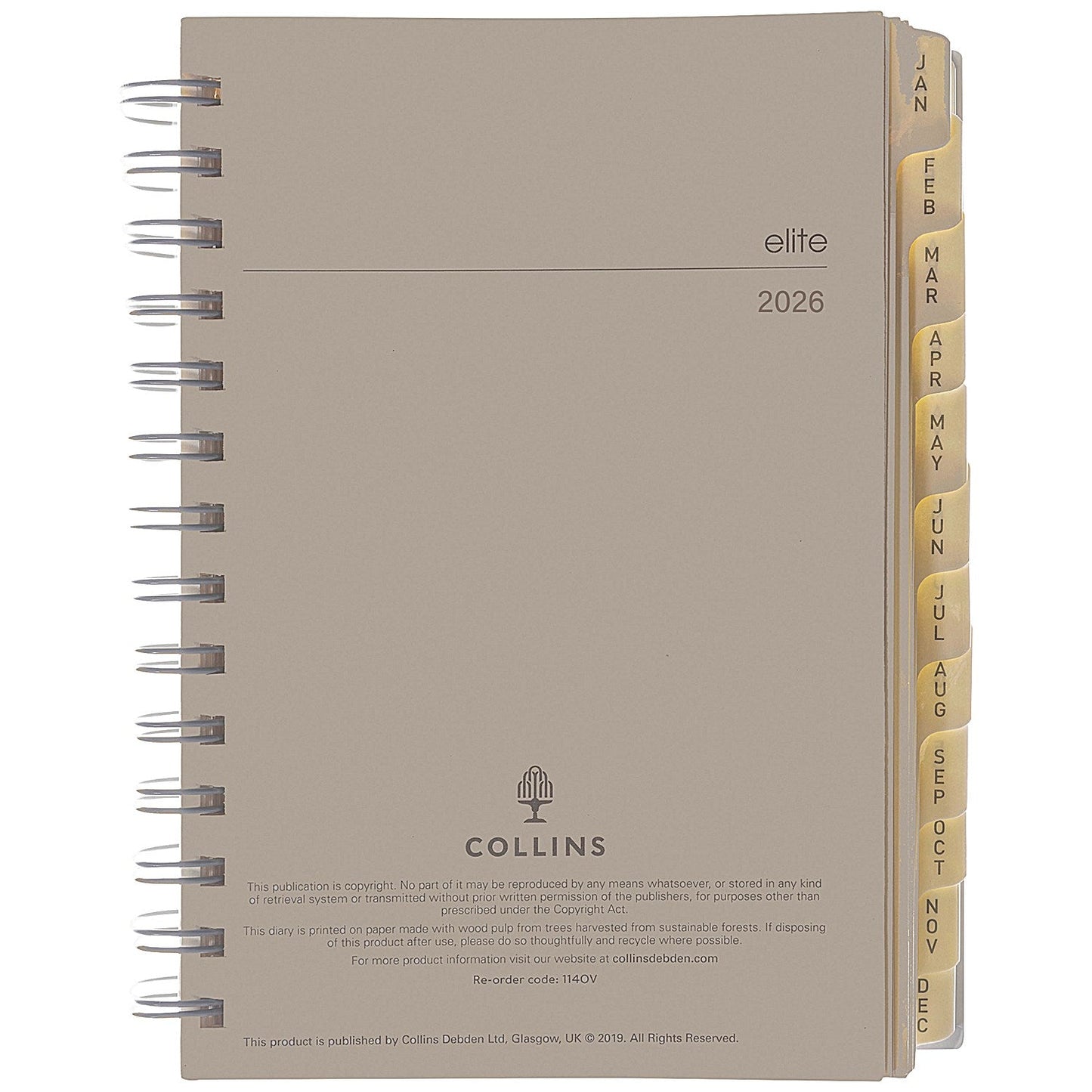 Collins Elite Compact Day Per Page Refill, 2026 Easy2Order : CD1140R26