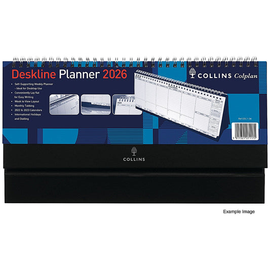 Collins Week To View 2026 Deskline Planner, 115x300mm Easy2Order : CDCDL126
