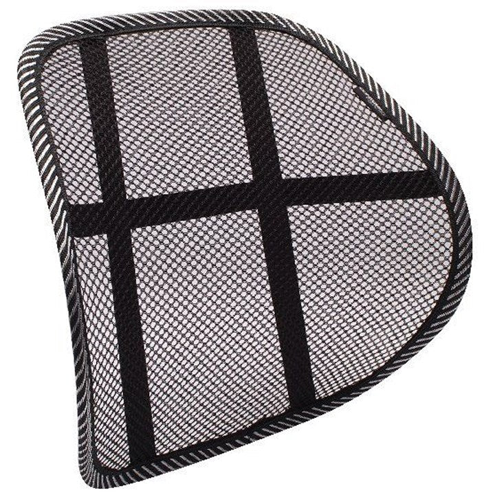 Contour Ergonomics Mesh Fabric Back Support Black Easy2Order : CE01828