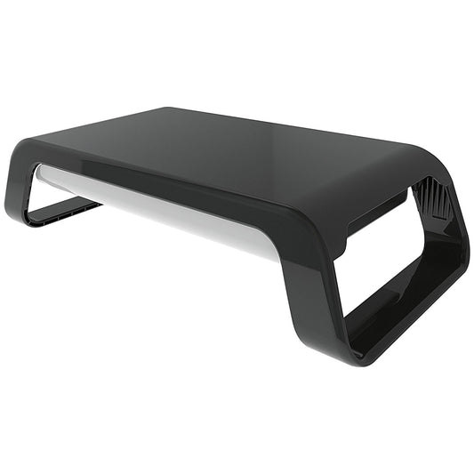 Contour Ergonomics Monitor Stand, Adjustable Height, Black