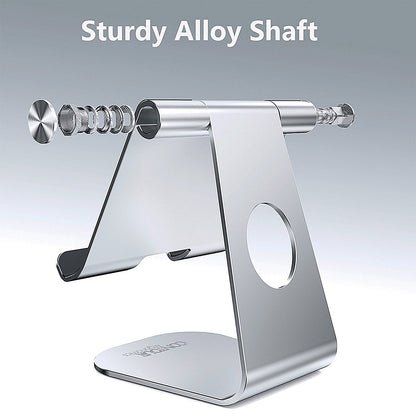 Contour Ergonomics Large Tablet/Phone Stand 4-13 Inches Silver