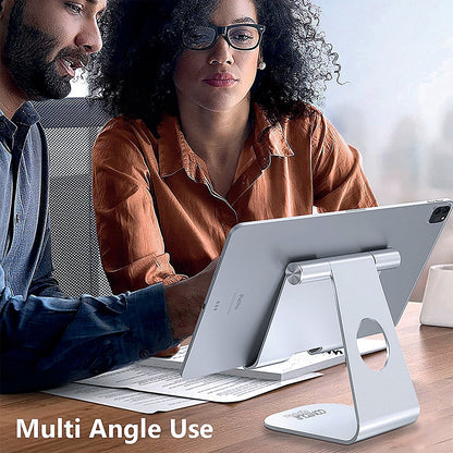 Contour Ergonomics Large Tablet/Phone Stand 4-13 Inches Silver