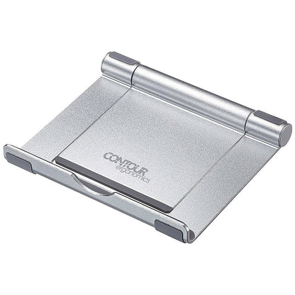 Contour Ergonomics Rotating 360 Degree Rotating Tablet/Phone Stand 4- 13 Inches Silver