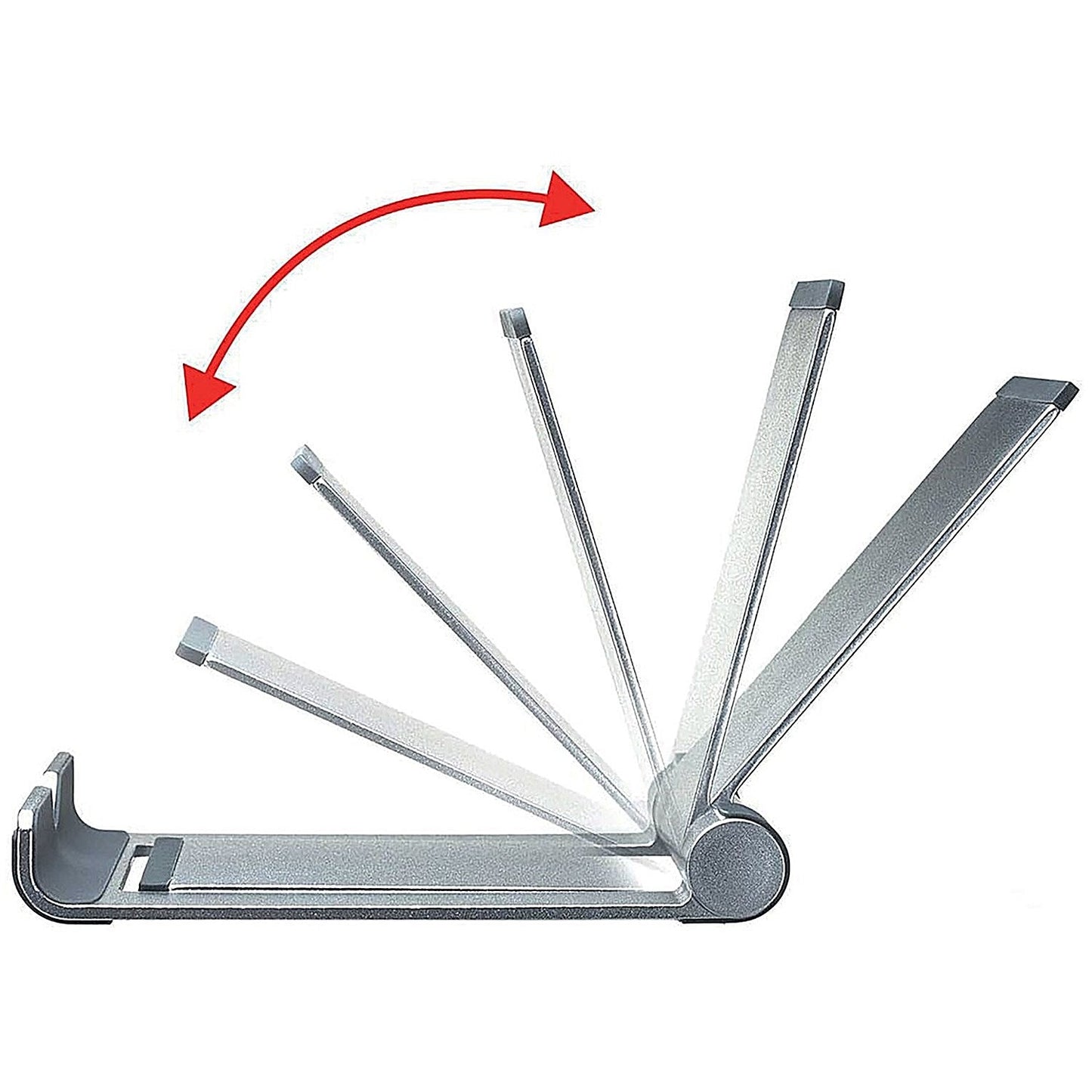 Contour Ergonomics Rotating 360 Degree Rotating Tablet/Phone Stand 4- 13 Inches Silver