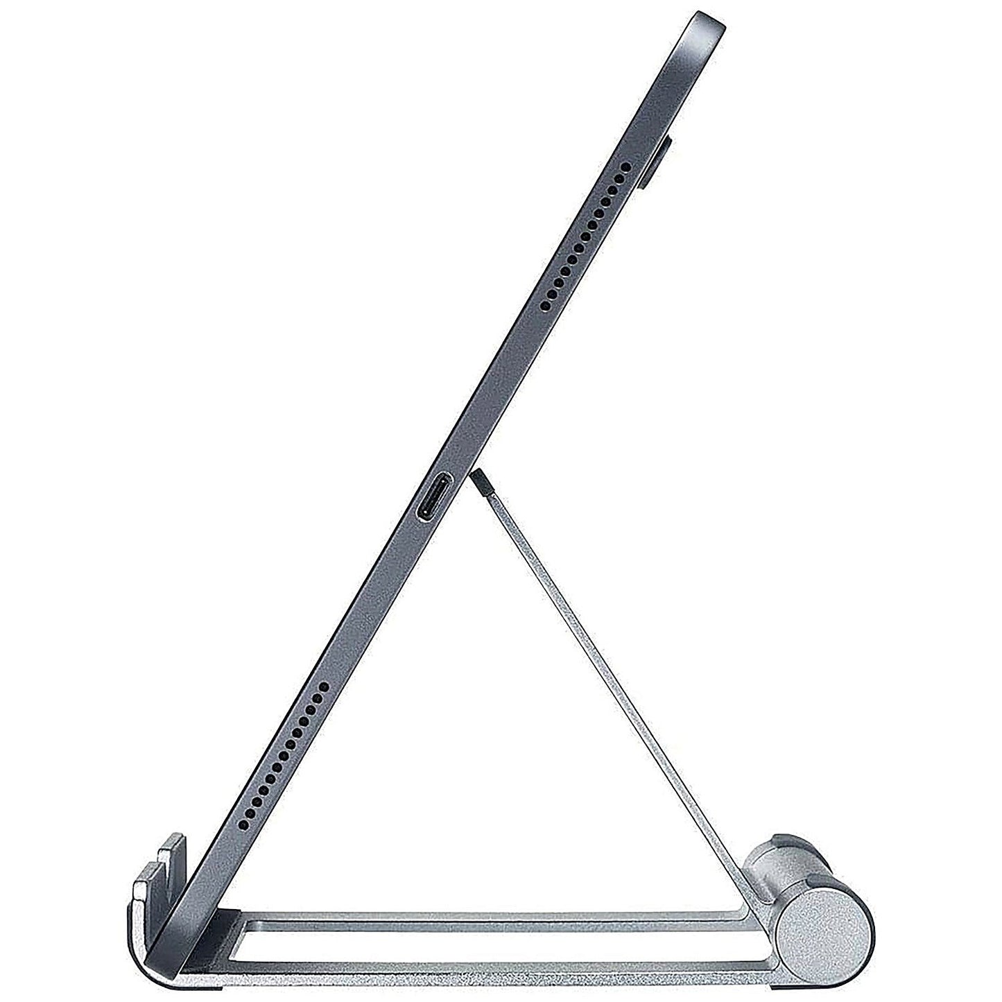 Contour Ergonomics Rotating 360 Degree Rotating Tablet/Phone Stand 4- 13 Inches Silver