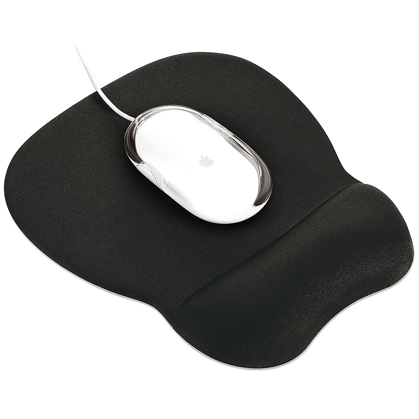 Contour Ergonomics Memory Foam Mouse Mat, With Wrist Rest, Black