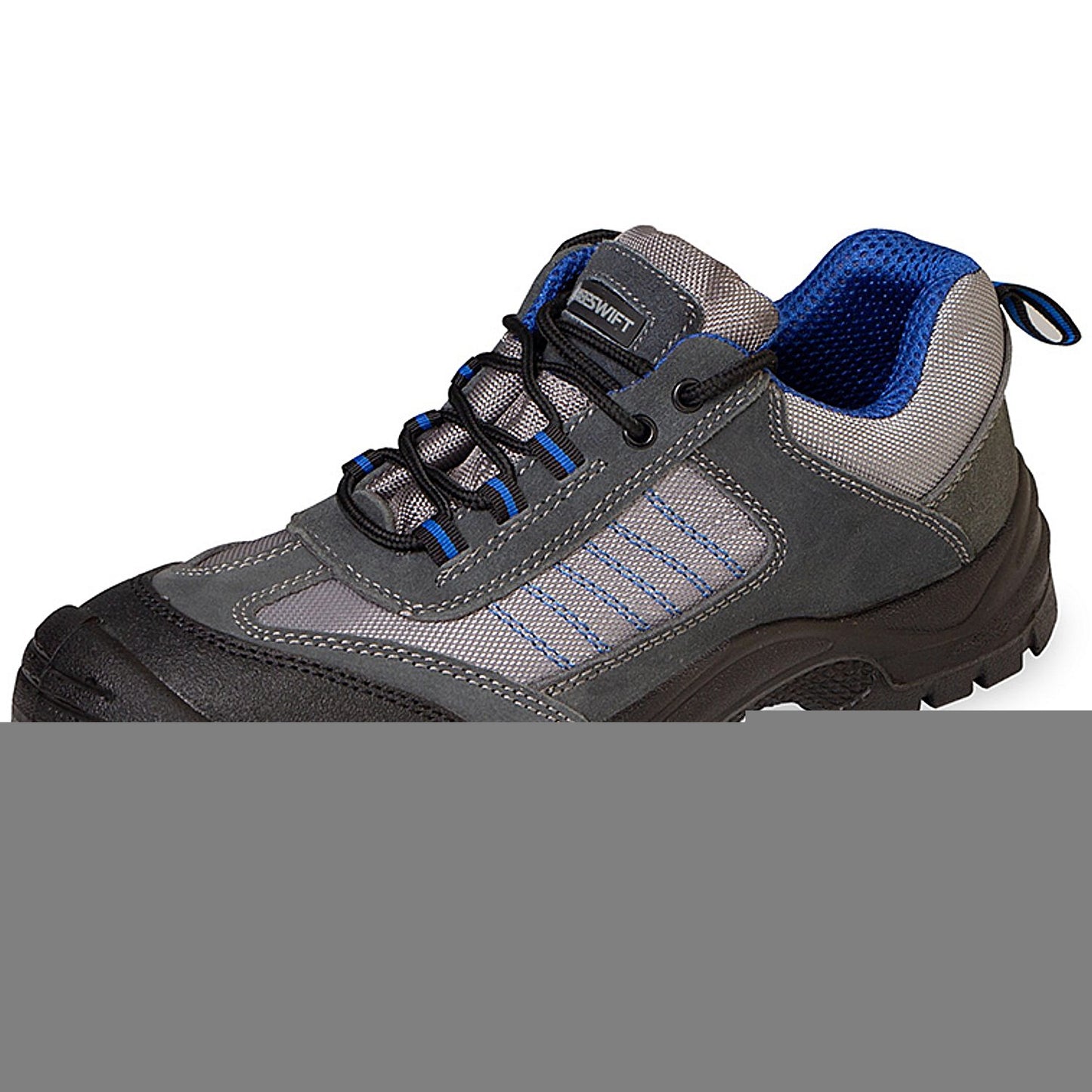 Beeswift Mesh Active Trainers, Black & Blue, 10
