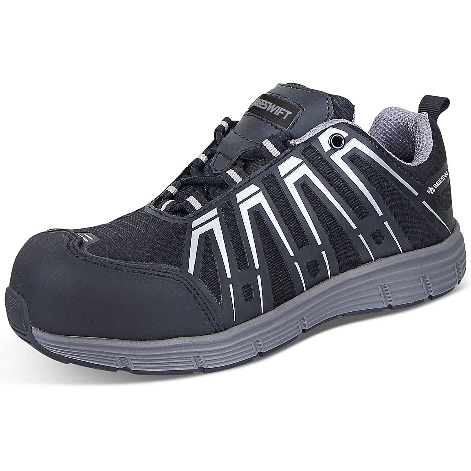 Beeswift S3 Non Metallic Trainers, Black & Grey, 10.5 Easy2Order : CF2610.5