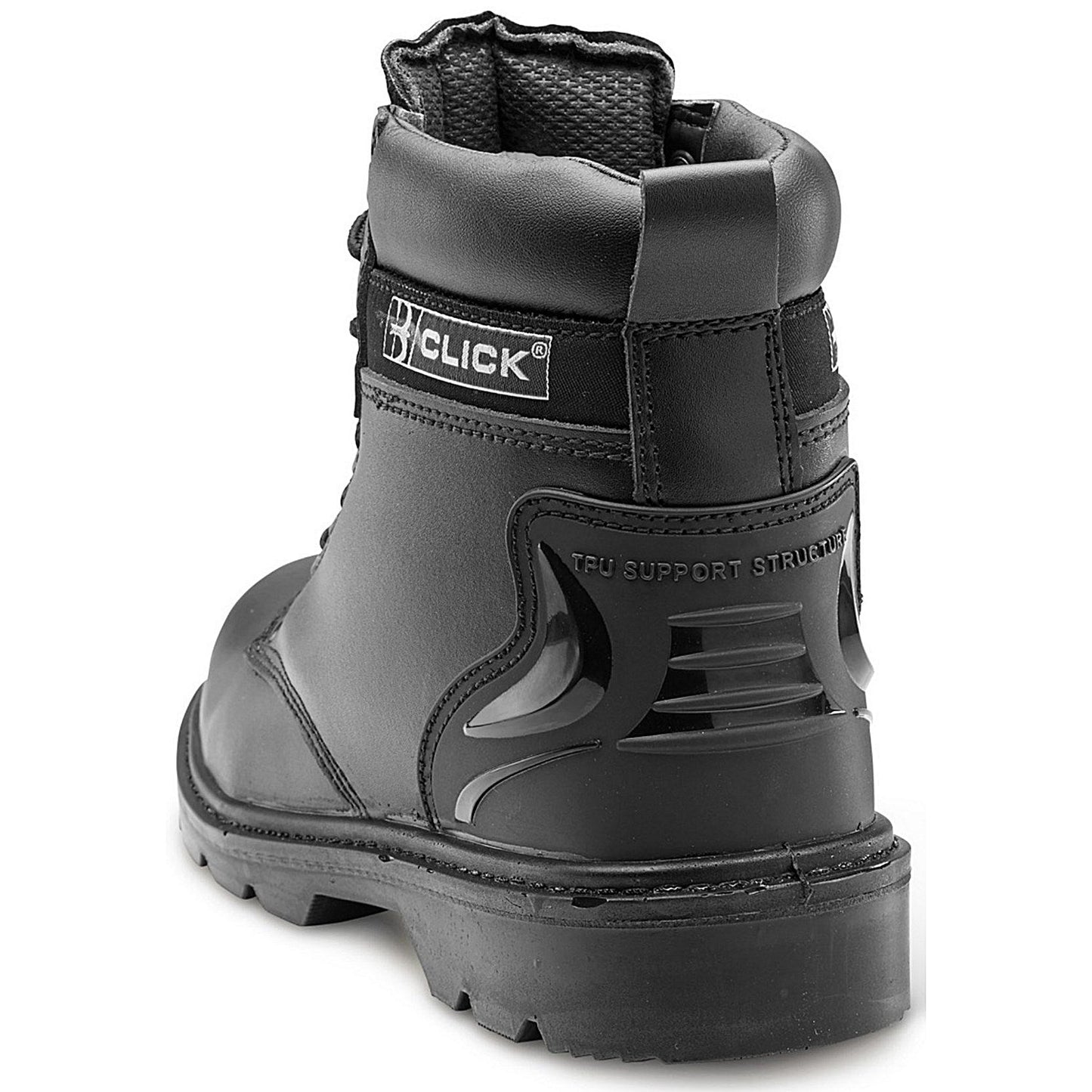 Beeswift Smooth Leather 6 inch Boots, Black, 8 Easy2Order : CF2BL08