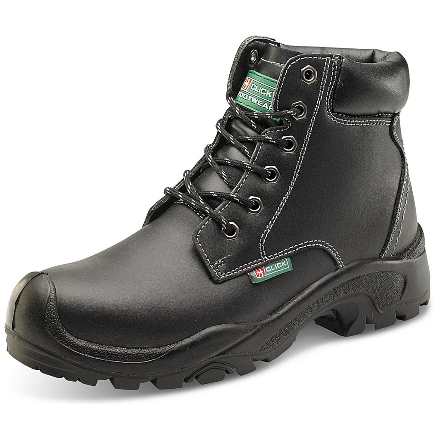 Beeswift 6 Eyelet Pur S3 Boots, Black, 6