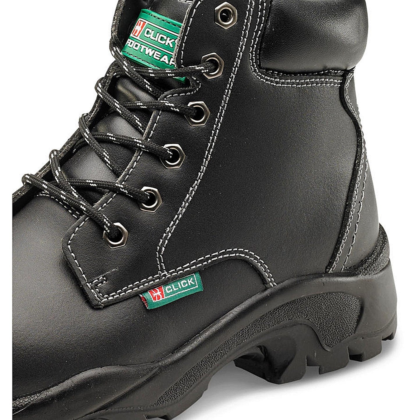 Beeswift 6 Eyelet Pur S3 Boots, Black, 10