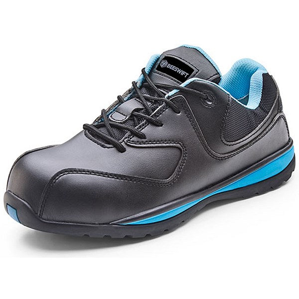 Beeswift Micro Fibre Ladies Trainers, Black, 6.5 Easy2Order : CF86206.5