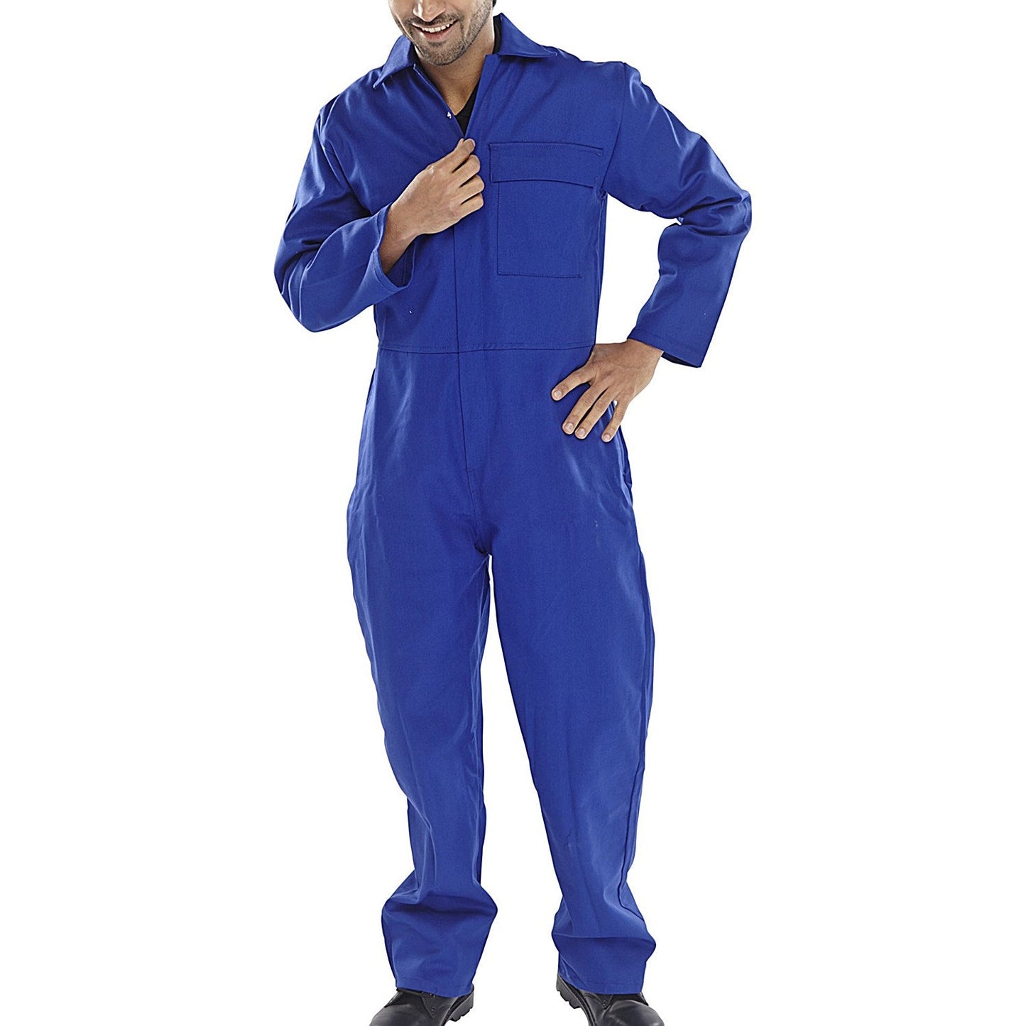 Beeswift Fire Retardant Boilersuit, Royal Blue, 38 Inch Chest