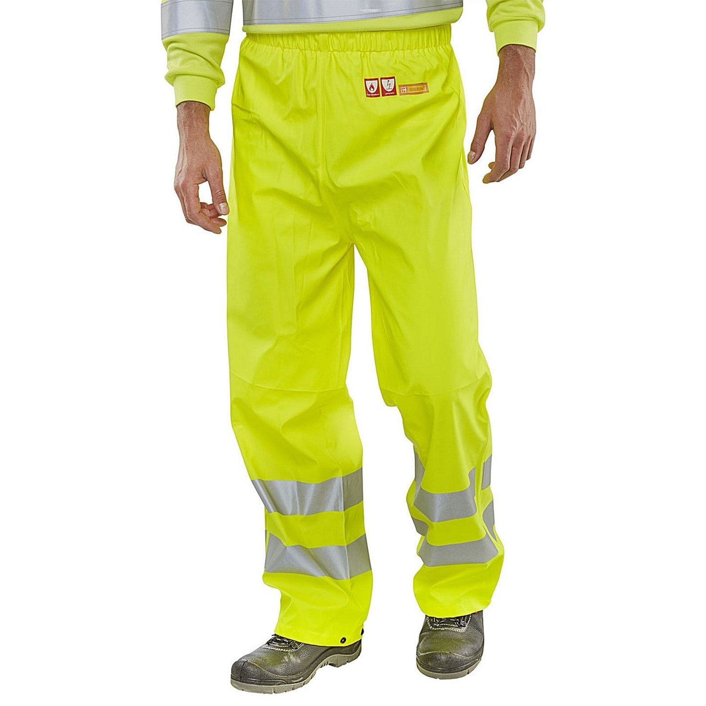Beeswift Fire Retardant Anti-Static Trousers, Saturn Yellow, 4XL Easy2Order : CFRLR52SYXXXXL
