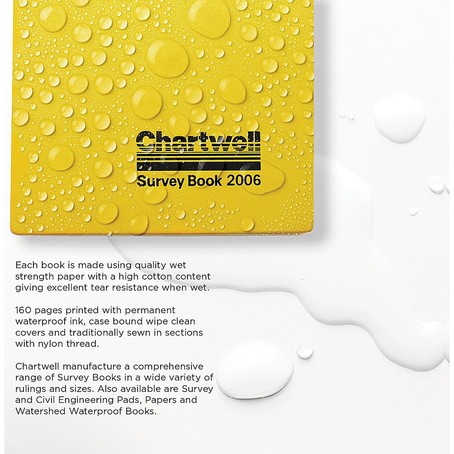 Chartwell Plain Weather Resistant Field Book 130x205mm 2006