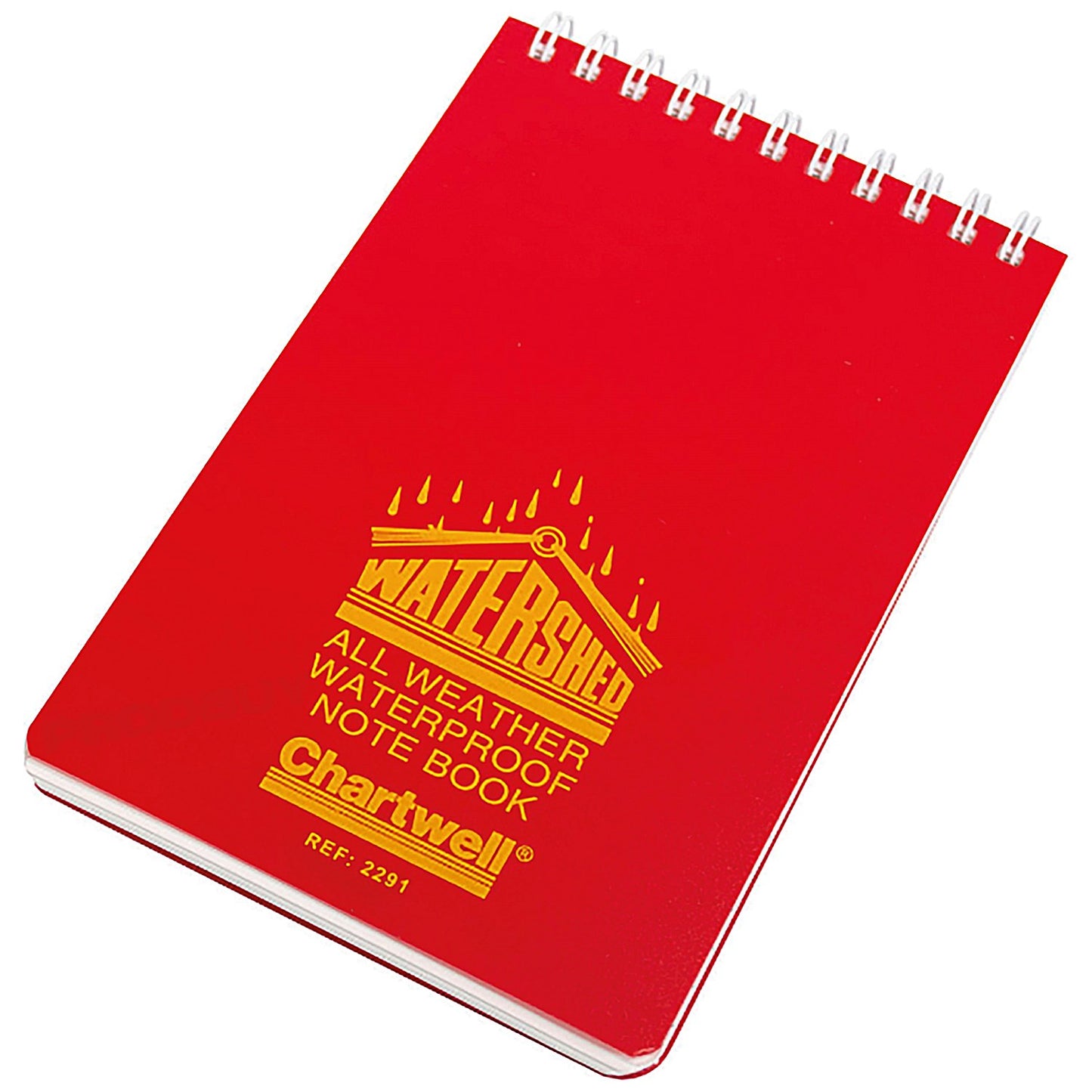 Chartwell Ruled Watershed Waterproof Book 101x156mm Red 2291