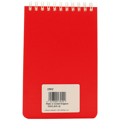 Chartwell Ruled Watershed Waterproof Book 101x156mm Red 2291