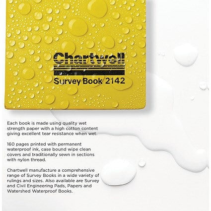 Chartwell Dimension Survey Book, 106x205mm, Weather Resistant, 160 Pages