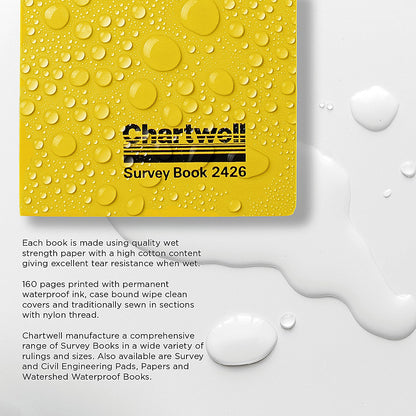 Chartwell Collimation Survey Book, 192x120mm, Weather Resistant, 160 Pages