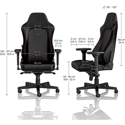 Noblechairs Hero Gaming Chair, Black & Red
